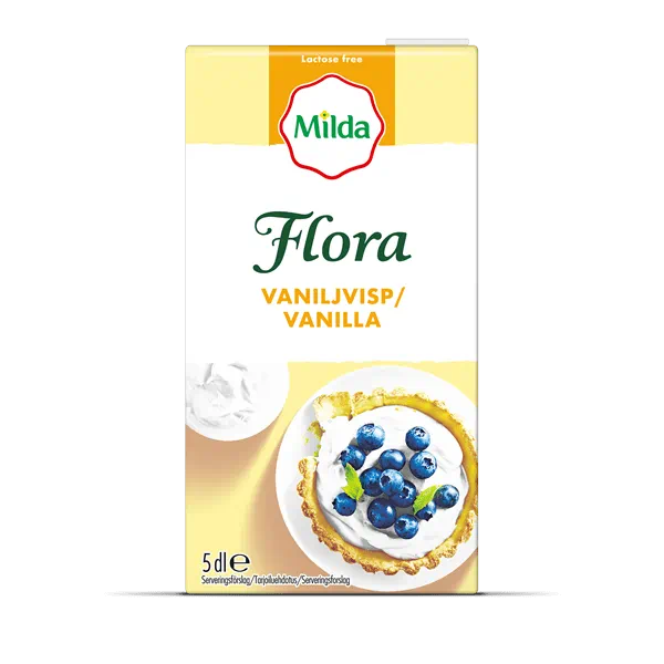 Flora Vaniljvisp 500ml