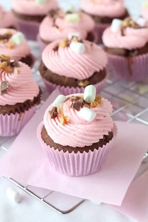 recipe image Rocky Road Cupcakes