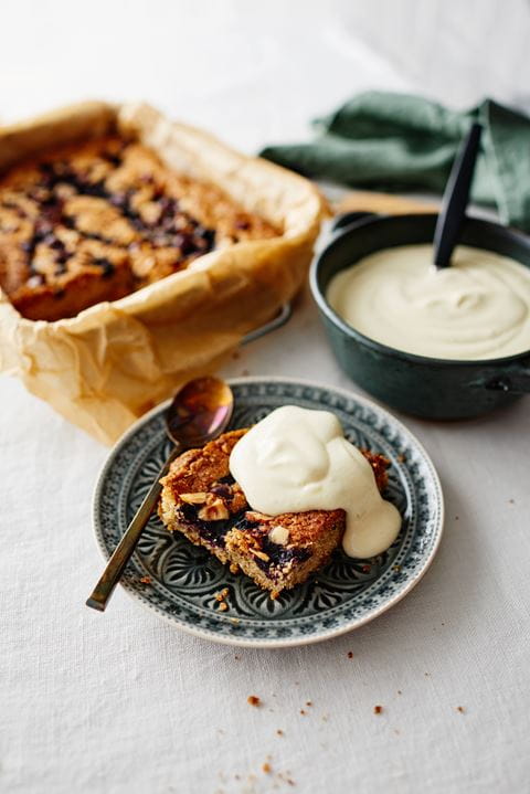 recipe image Blåbärsrutor