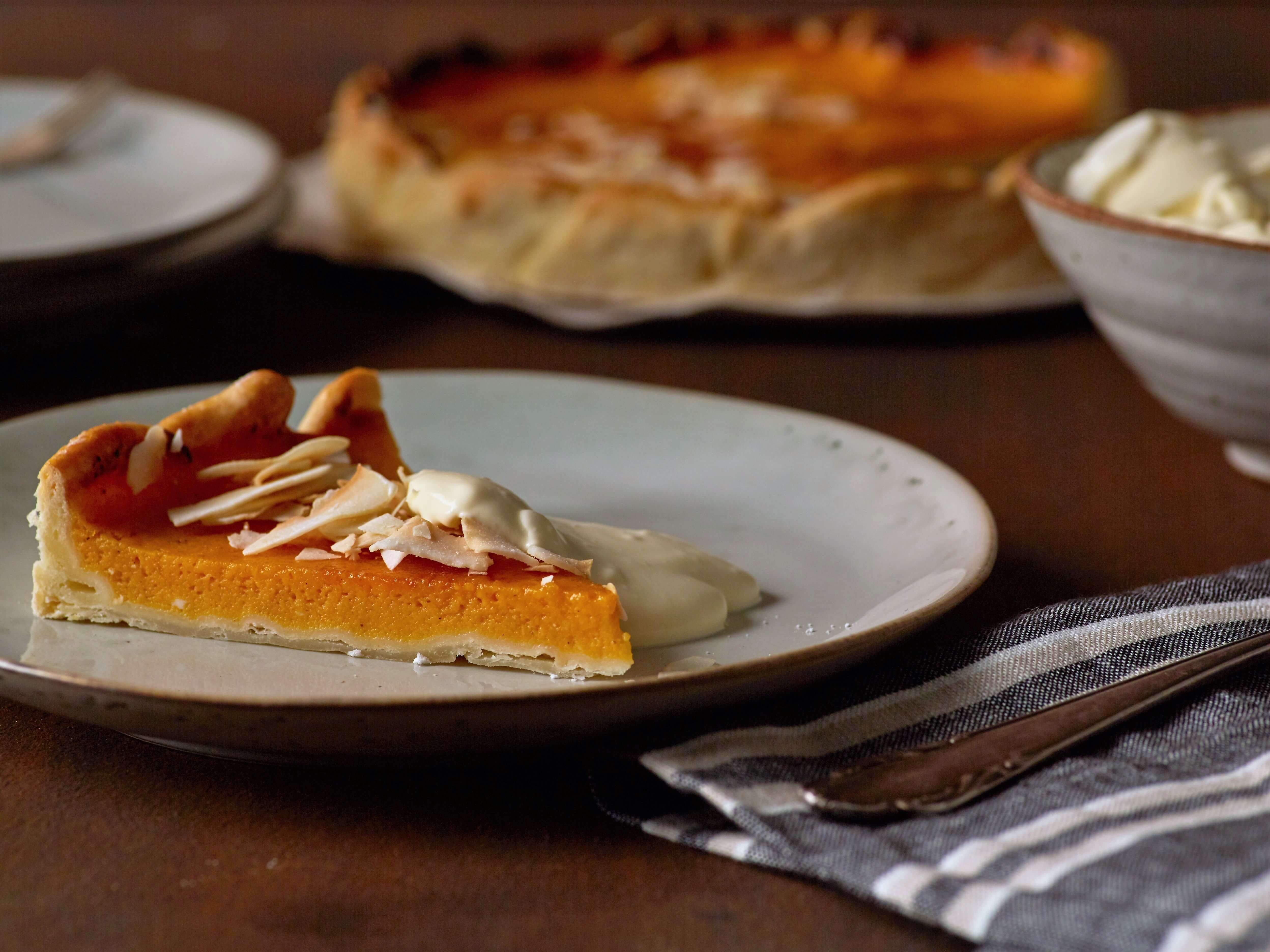 recipe image Pumpapaj en söt höstdessert