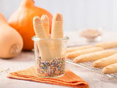 recipe image Kakfingrar av mördeg