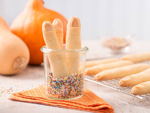 recipe image Kakfingrar av mördeg