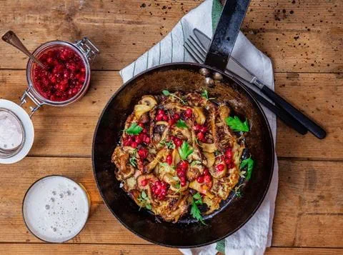 recipe image Raggmunk med svamp