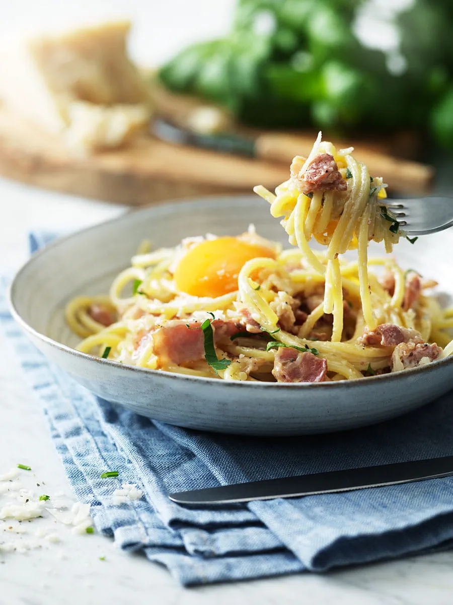 Pasta Carbonara Spaghetti Milda