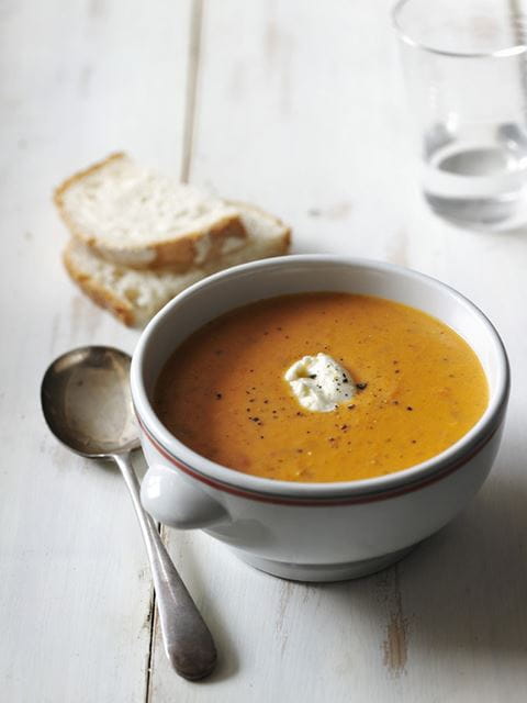 recipe image Tomatsoppa med mascarpone